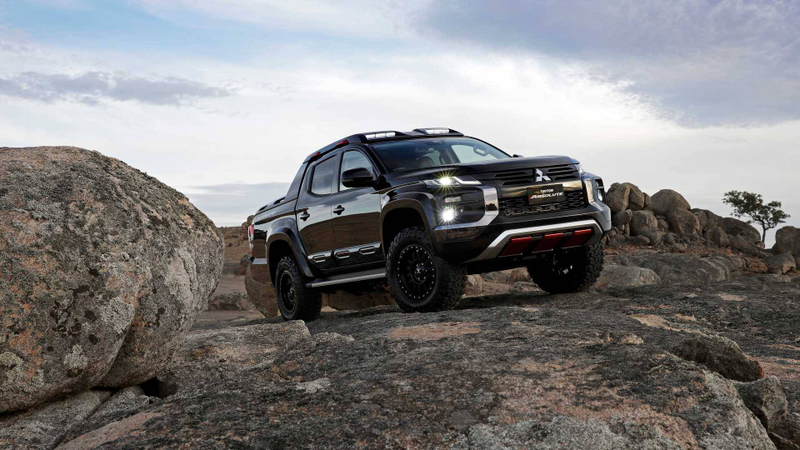Illustration for article titled The Mitsubishi Triton Absolute Will Not Apologize for All That Carbon Fiber